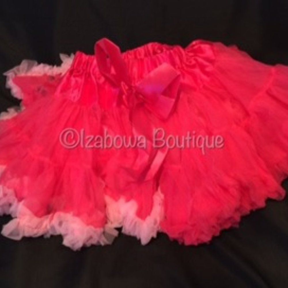 Double Pink Petti Skirt  PNKPETI  fits 2-5 years  NWT Boutique